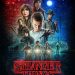 Stranger Things Netflix series poster showing main characters from Hawkins and the Upside Down